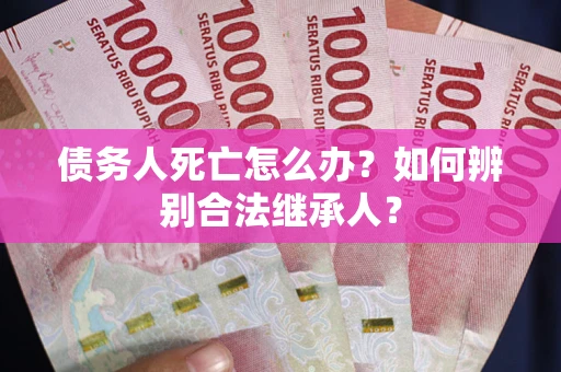济南债务人死亡怎么办？如何辨别合法继承人？