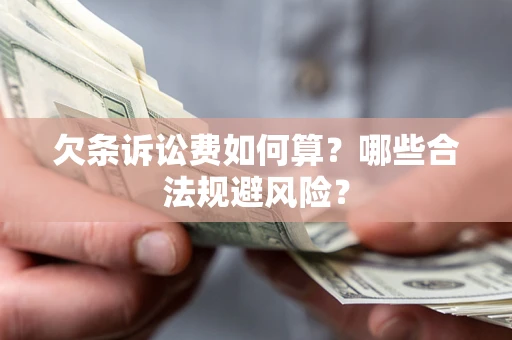 济南欠条诉讼费如何算？哪些合法规避风险？